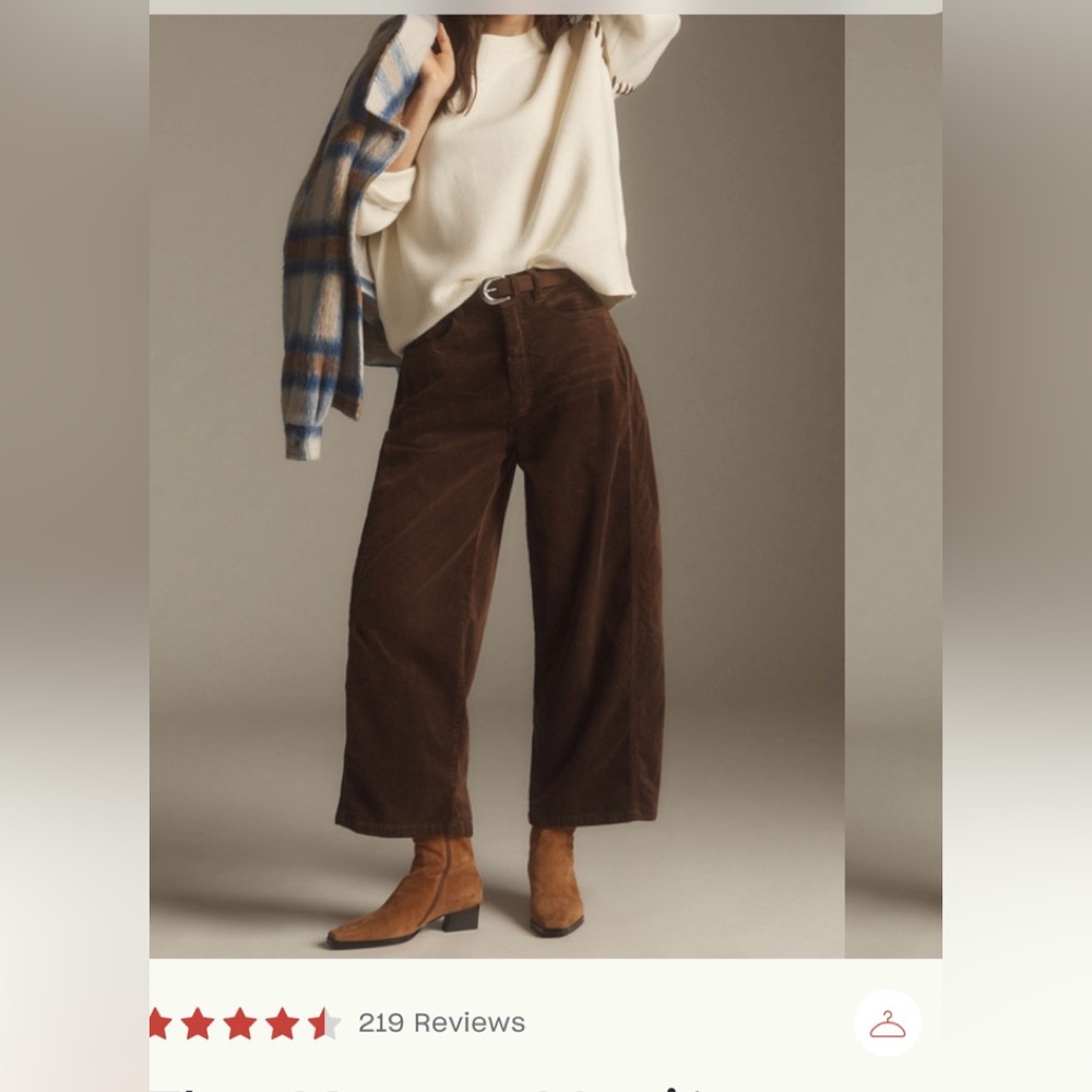 Anthropologie Pilcro Kenna Mid-Rise Heritage Barrel Jeans Size 26  brown